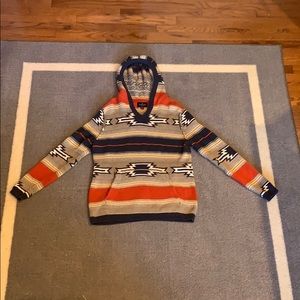 American Eagle western knit hoodie
